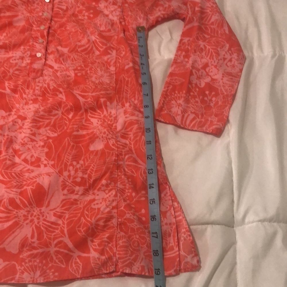 J Crew cotton shirt with side slits at bottom - Picture 4 of 7
